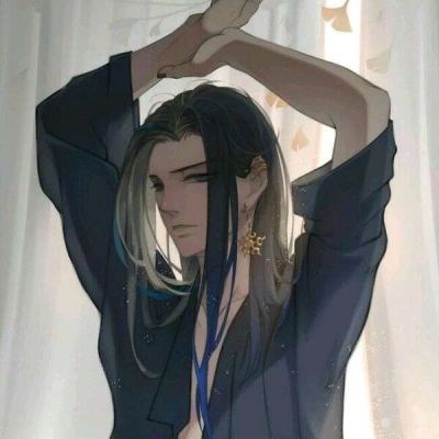 唐崎夜雨／  古风男头