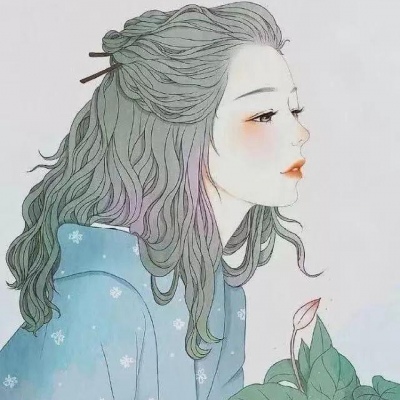 唯美梦幻手绘女头