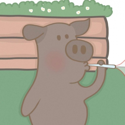 绾安#卡通情侣#我也想边走边爱，可你一个人便挡住了人山人海.