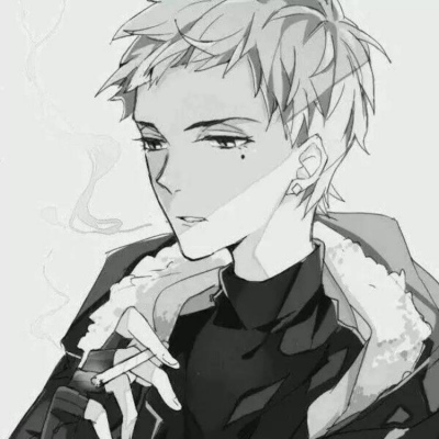 齐烟/黑白酷炫动漫男头