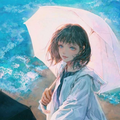 唐崎夜雨／精选 插画少女头像