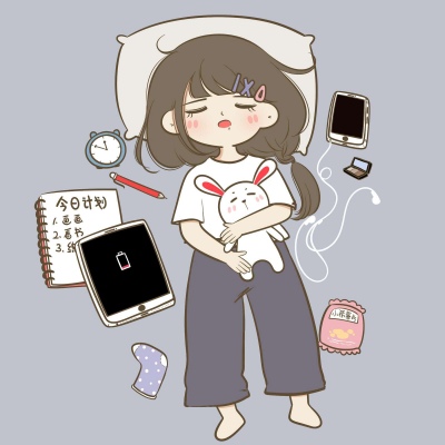 念七 可爱卡通女生小希头像