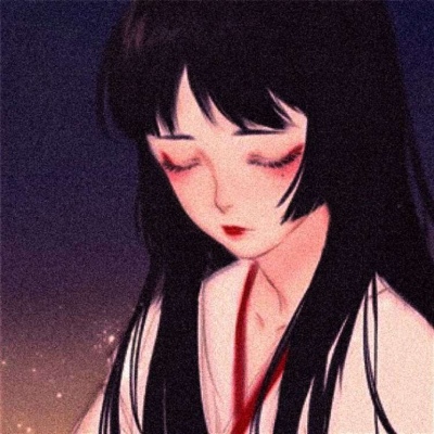 唯美漫画女生头像  给你我的所有，但你得珍惜./鲤鲤