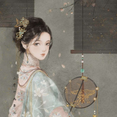 唐崎夜雨 二次元古风女生头像