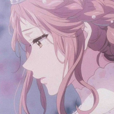 溺毙:粉色系软萌唯美动漫女头. 月亮和星星会不会互道心事