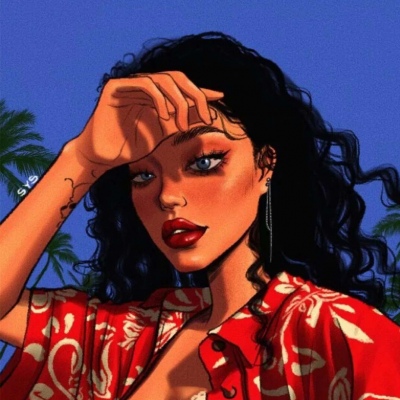 原宿风女生头像/每个女生都是坠入凡间的天使