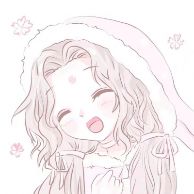 小梦／粉红色少女头像／微笑的面对世界