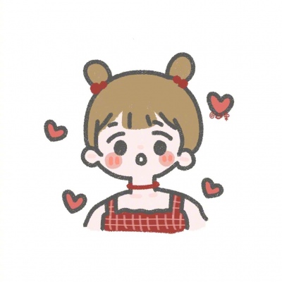 甜词  可爱卡通手绘动漫女生头像 没吃药 感觉自己萌萌哒