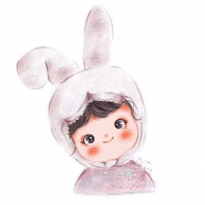 two白兔/手绘系列头像1