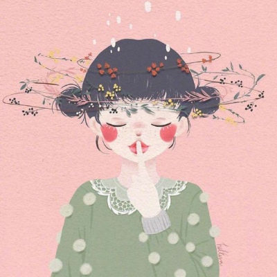 插画师hellena画笔下的可爱女孩们 ​​​​~ ​​​​