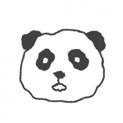 趣味卡通动物简笔画头像 团头