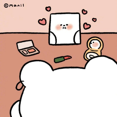 小熊背景图 愿你一直保持少女心♡