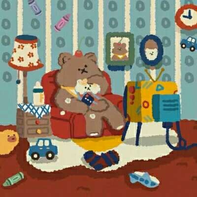 小熊软糖想要和你黏在一起～