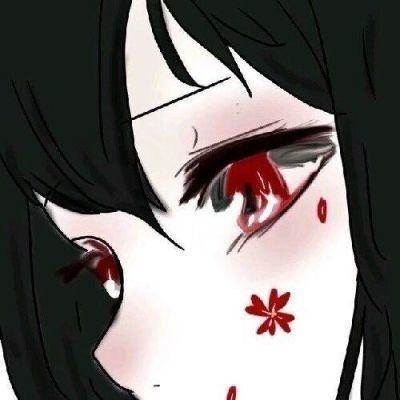 黑白的二次元头像，希望大家能喜欢❤