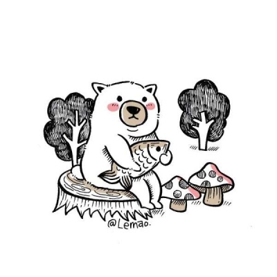 小熊熊鸭   咖啡小喵    二传