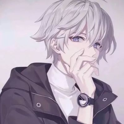 阿然：动漫男头.怦怦在左边 你在怦怦里.图源QQ侵权致歉