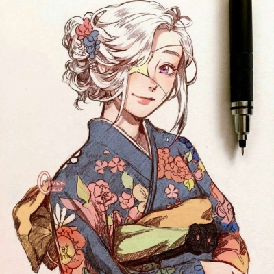 念七  动漫手绘精致女生