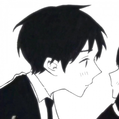 卡通情侣头像·望喜