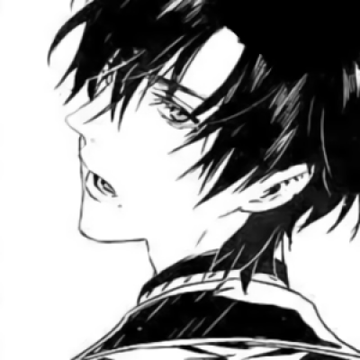 酒歌黑色动漫二次元系列男生头像