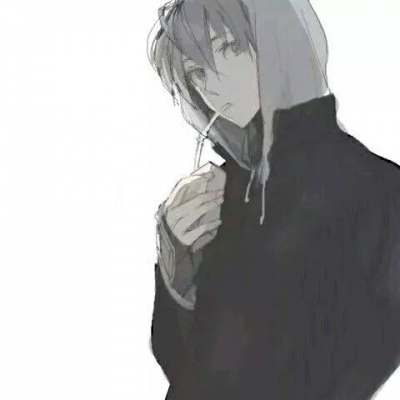 寻欢/2025黑白动漫男生头像/“你是我所有温柔的来源和归属”