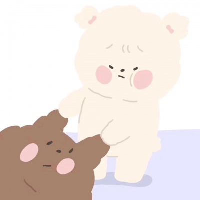 沫兮 超萌可爱动漫情侣头像 嗯 难 难过 难说 想躲一躲