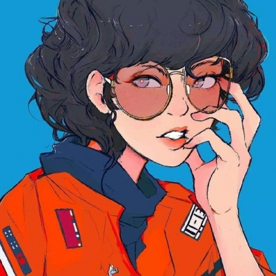 插画女生头像：插画师Ellie MapleFox