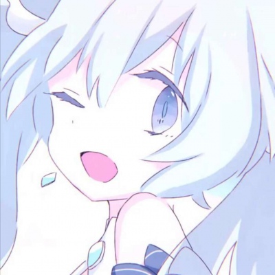 江阮妤 蓝色系清新脱俗可爱动漫女头