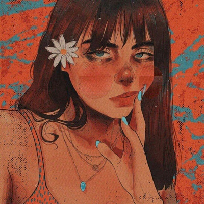 林弦/高冷手绘文艺范女头