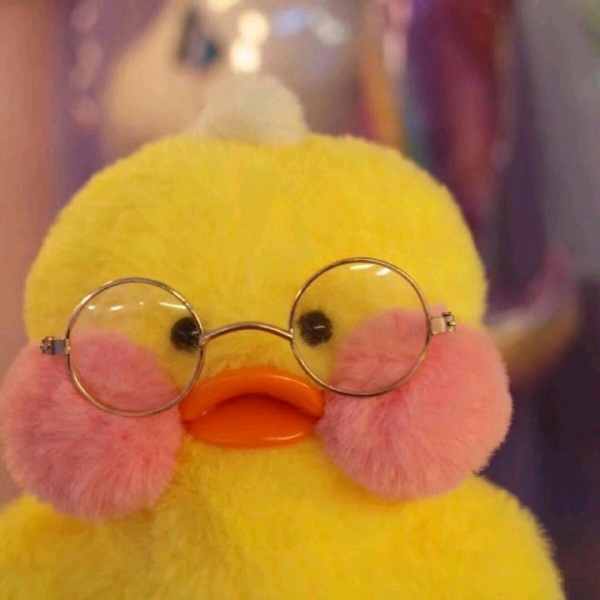 江奕/黄色系小鸭子玩偶头像/我永远不会成为你的过客，永远不会