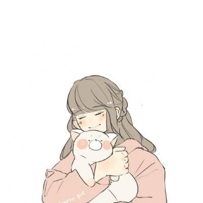 漫画情侣头像  属于自己的小星空