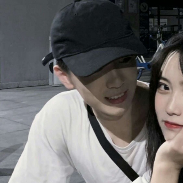 真人超拽一对两张情头系列/人间美好，日落和你。