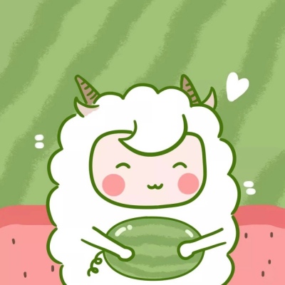 念七 可爱卡通手绘情侣头像