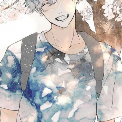 唯美动画男生头像  世界晴朗