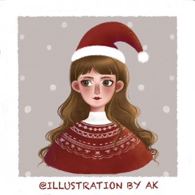 一组圣诞情侣小头像，聊聊你平安夜打算怎么过呢？