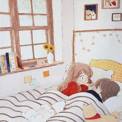 情侣头像/害 谁不想要甜甜的恋爱呢！