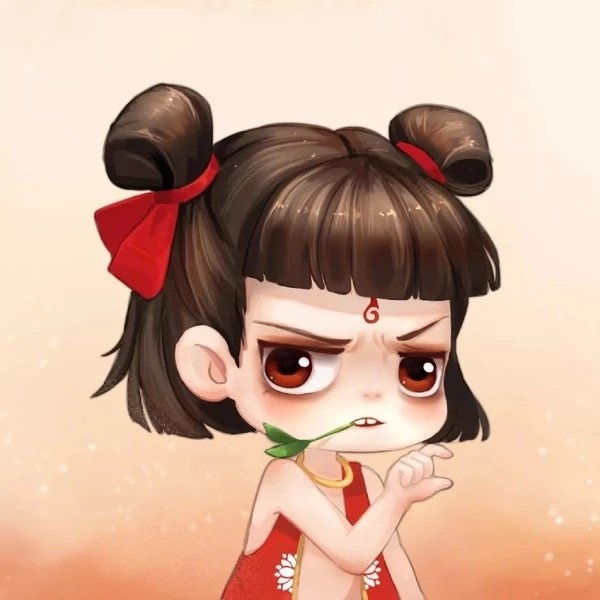 念七 动漫情侣手绘头像