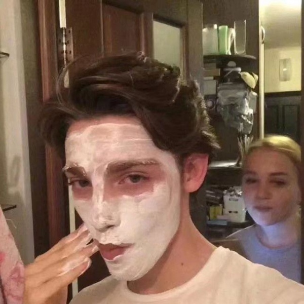 静静/欧美风男头/今晚有星星