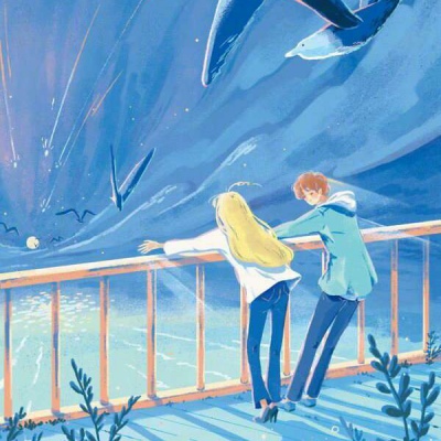 念七 动漫温馨森系情侣头像