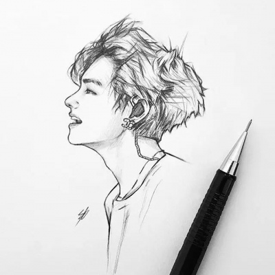 千鹤/超酷手绘男头/愿喜