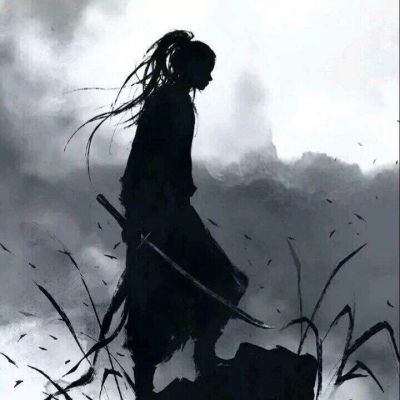 黑白古风男生头像 墨子