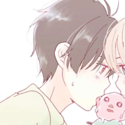 玲玲馆/手绘动漫情头/ 兜里忘记带糖你想吃糖就尝尝我吧