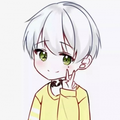 卡通情侣头像  喜欢就完了♥