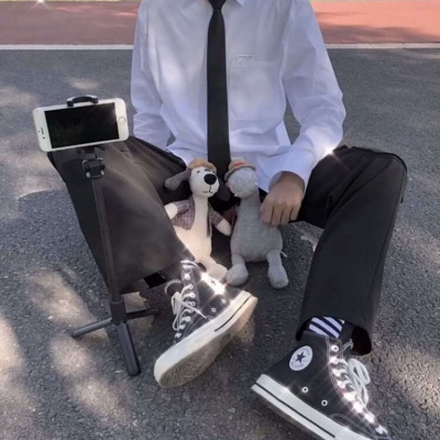 原宿风超酷意境部位男/觉得你好 是陷阱也要跳.