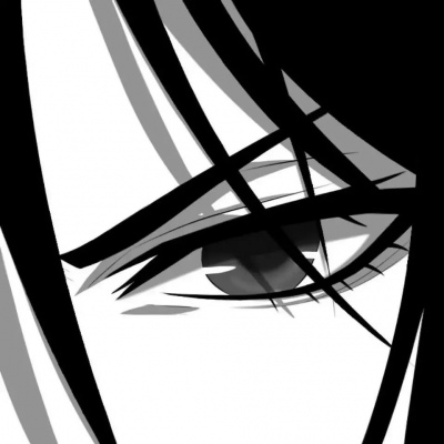 动漫男头 眼部特写