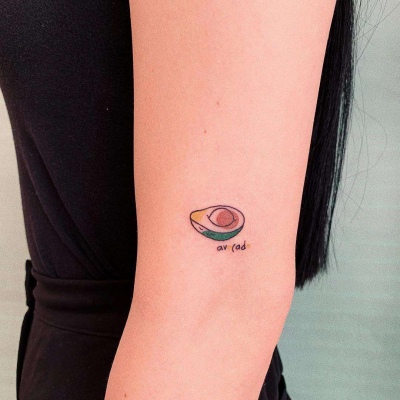 可爱纹身头像 胳膊肘上这些可爱的小东西，真的是太治愈了