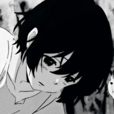 江奕/黑白动漫男/愉悦感这种东西会沉在悲哀的河底隐隐发光