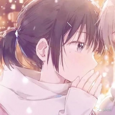 动漫手绘情侣头像