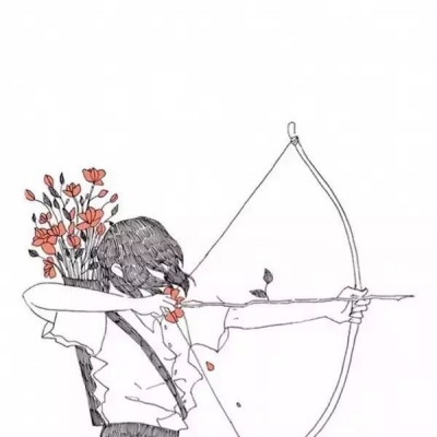 超简洁的情侣头像