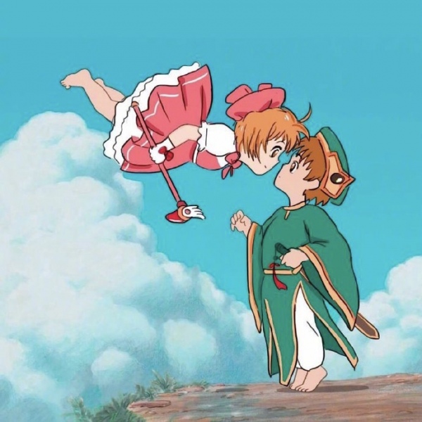 动漫卡通可爱小清新情侣头像