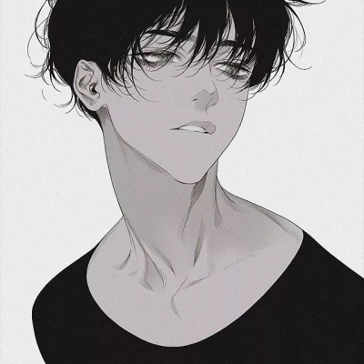 沐糖/动漫男图 唯美文艺黑梦幻